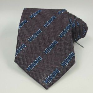 MISSONI 100% Silk Italy Men's Necktie Tie